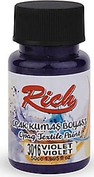 Rich 3016 Violet 50 cc Opak Kumaş Boyası