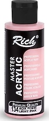 Rich Master 120 cc 134 Açık Pembe Akrilik Boya