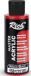 Rich Master 120 cc 150 Bayrak Kırmızı Akrilik Boya