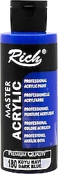 Rich Master 120 cc 180 Koyu Mavi Akrilik Boya