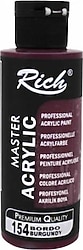 Rich Master 60 cc 154 Bordo Akrilik Boya