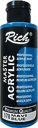 Rich Master 60 cc 178 Mavi Akrilik Boya