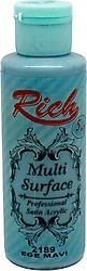 Rich Multi Surface 120 cc 2189 Ege Mavisi Akrilik Boya
