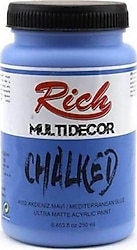 Rich Multi Decor Chalked Ultra Mat 250 cc 4552 Akdeniz Mavi Akrilik Boya