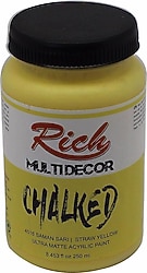 Rich Multi Decor Chalked Ultra Mat 250 cc 4516 Saman Sarı Akrilik Boya