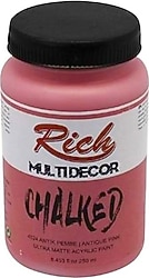 Rich Multi Decor Chalked Ultra Mat 250 cc 4524 Antik Pembe Akrilik Boya