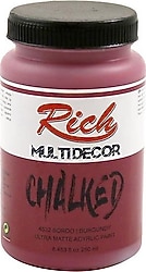 Rich Multi Decor Chalked Ultra Mat 250 cc 4532 Bordo Akrilik Boya