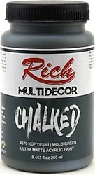 Rich Multi Decor Chalked Ultra Mat 250 cc 4570 Küf Yeşili Akrilik Boya