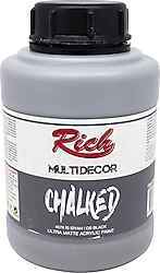 Rich Multi Decor Chalked Ultra Mat 1250 cc 4576 İs Siyah Akrilik Boya