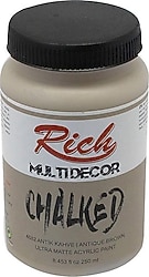 Rich Multi Decor Chalked Ultra Mat 250 cc 4582 Antik Kahve Akrilik Boya