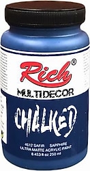 Rich Multi Decor Chalked Ultra Mat 250 cc 4612 Safir Akrilik Boya