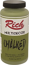 Rich Multi Decor Chalked Ultra Mat 500 cc 4568 Yağ Yeşili Akrilik Boya