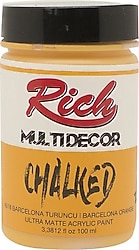 Rich Multi Decor Chalked Ultra Mat 100 cc 4518 Barcelona Turuncu Akrilik Boya