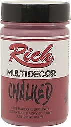 Rich Multi Decor Chalked Ultra Mat 100 cc 4532 Bordo Akrilik Boya
