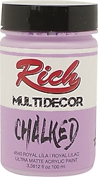 Rich Multi Decor Chalked Ultra Mat 100 cc 4540 Royal Lila Akrilik Boya