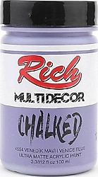 Rich Multi Decor Chalked Ultra Mat 100 cc 4554 Venedik Mavi Akrilik Boya