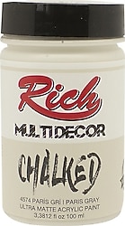 Rich Multi Decor Chalked Ultra Mat 100 cc 4574 Paris Gri Akrilik Boya