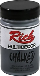 Rich Multi Decor Chalked Ultra Mat 100 cc 4576 İs Siyah Akrilik Boya