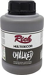 Rich Multi Decor Chalked Ultra Mat 1250 cc 4578 Retro Siyah Akrilik Boya