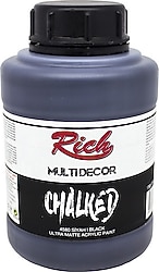 Rich Multi Decor Chalked Ultra Mat 1250 cc 4580 Siyah Akrilik Boya