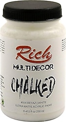 Rich Multi Decor Chalked Ultra Mat 250 cc 4500 Beyaz Akrilik Boya