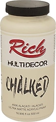 Rich Multi Decor Chalked Ultra Mat 500 cc 4506 Alaçatı Akrilik Boya