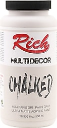 Rich Multi Decor Chalked Ultra Mat 500 cc 4574 Paris Gri Akrilik Boya