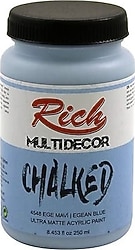 Rich Multi Decor Chalked Ultra Mat 250 cc 4548 Ege Mavi Akrilik Boya