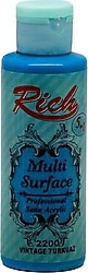 Rich Multi Surface 120 cc 2200 Vintage Turkuaz Akrilik Boya