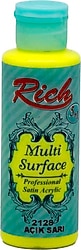 Rich Multi Surface 120 cc 2128 Açık Sarı Akrilik Boya