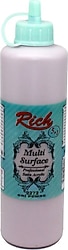 Rich Multi Surface 500 cc 2272 Gri Pembe Akrilik Boya