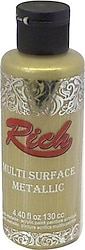 Rich Multi Surface 6512 Metalik Soft Gold Akrilik Boya 120 cc
