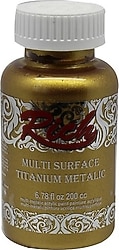 Rich Multi Surface Titanium Metalik 200 cc 2524 Antik Altın Akrilik Boya