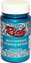 Rich Multi Surface Titanium Metalik 90 cc 2572 Turkuaz Akrilik Boya