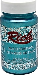 Rich Multi Surface Titanium Metalik 90 cc 2574 Şeker Mavi Akrilik Boya