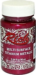 Rich Multi Surface Titanium Metalik 90 cc Bordo 2548 Akrilik Boya