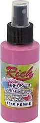 Rich New Fashion 1510 Pembe 100 cc Sprey Kumaş Boyası