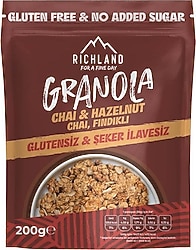 Richland Chai Fındıklı Glutensiz Granola 200 gr