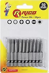 Rico 005-KK1131 50 mm 10 Parça Allen Bits Uç Seti