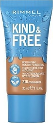 Rimmel London Kind Free 210 Golden Beige 30 ml Likit Fondöten