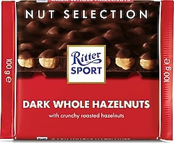 Ritter Sport Tane Fındıklı Bitter Çikolata 100 gr