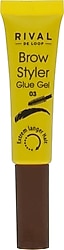 Rival de Loop Brow Styler 03 Dark Brown Kaş Sabitleyici Maskara