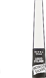 Rival Loves Me Metallic Silver Likit Eyeliner