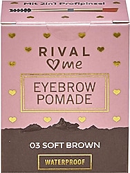Rival Loves Me Kaş Pomadı Suya Dayanıklı No:03 Soft Kahve
