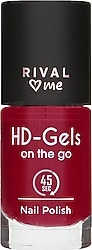 Rival Loves Me HD Gels Jel Efektli Oje No:19 Ruby Red