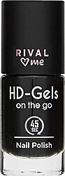Rival Loves Me HD Gels Jel Efektli Oje No:30 Mystic Black
