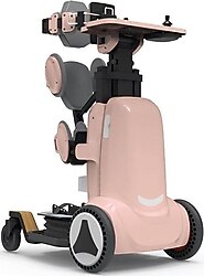 Robooter XZ-DROID P Pembe Pediatrik Akülü Tekerlekli Sandalye