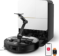 Roborock Saros Z70 Silver Çöp İstasyonlu Akıllı Robot Süpürge