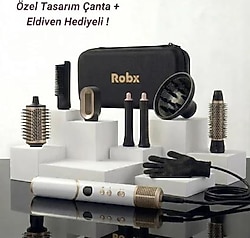 Robx 838I 7in1 Beyaz Saç Şekillendirme Seti