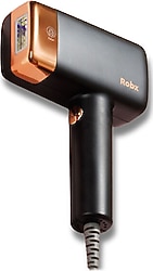 Robx A2024 Buz Soğutmalı Siyah IPL Lazer Epilasyon Aleti